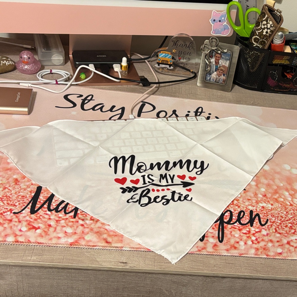 Dog Bandana 'Mommy is My Bestie'